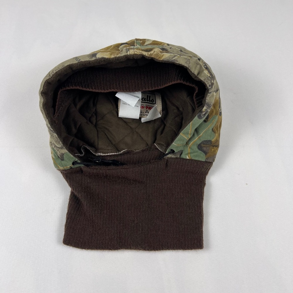 Walls Blizzard-Pruf Hood OS Camo Insulated Made in USA Hunting Work Excellent
